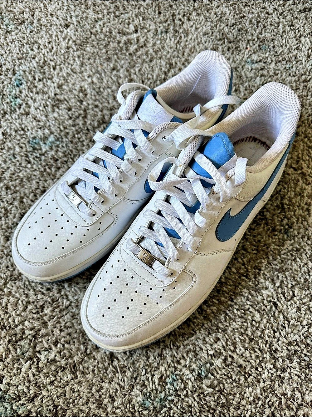 Nike Air Force 1 Low University Blue White & Blue Sneakers